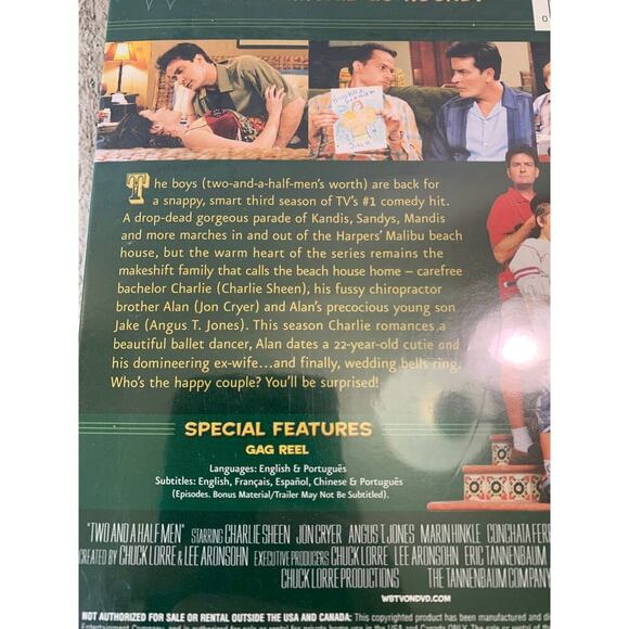 TWO AND A HALF MEN - The Complete 3rd Season - DVD - Picture 3 of 4